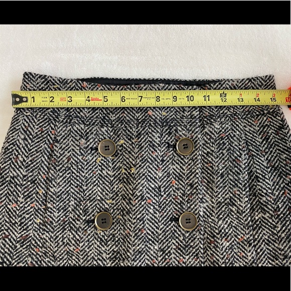 Ann Taylor LOFT Womens Grey Wool Blend Lined Skirt Size 0 - Picture 9 of 9